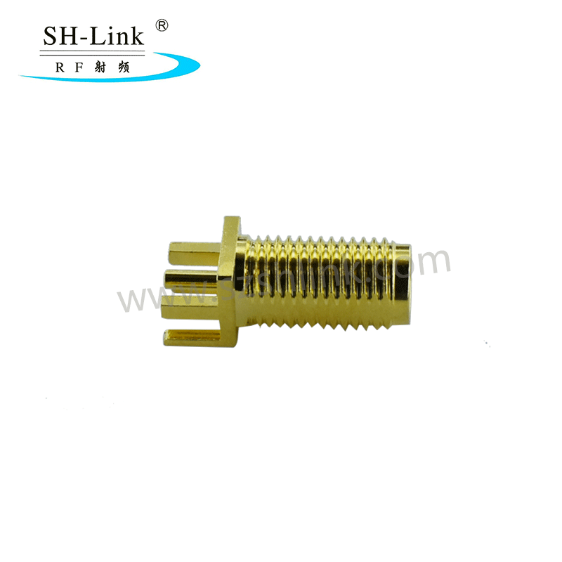 RF SMA coaxial female connector for PCB connector